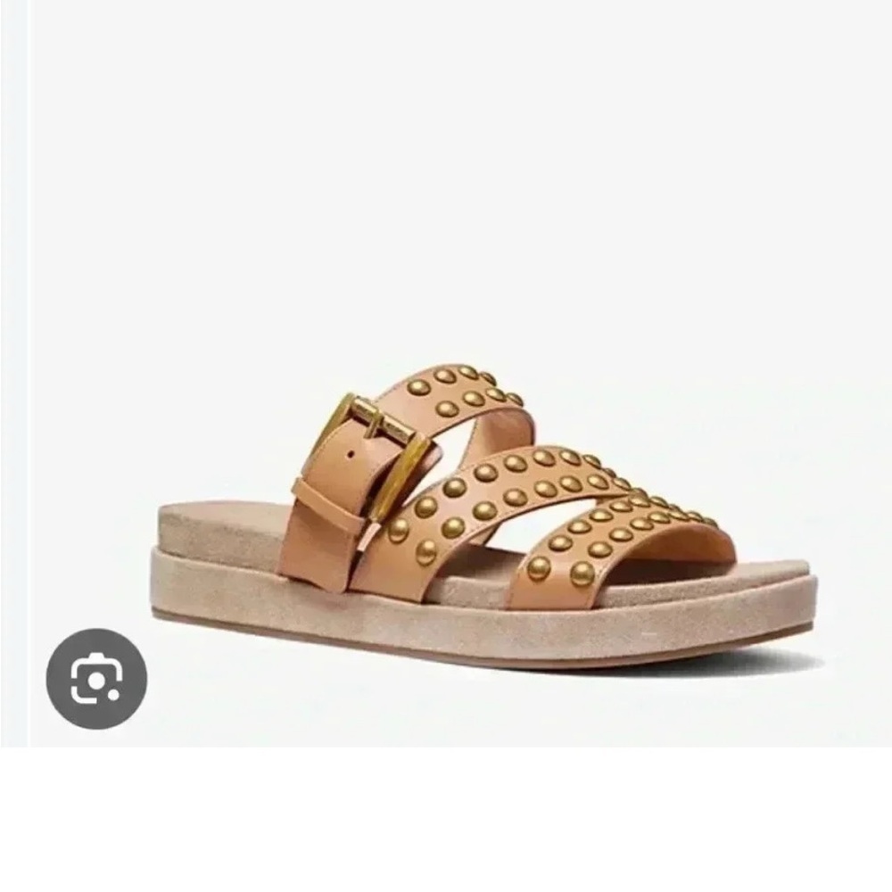 Micheal Kors Ansley Sandel tan women’s size 8